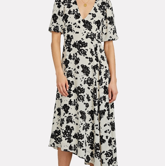 Notes Du Nord assymetrical orchid dress NWT - Picture 3 of 6